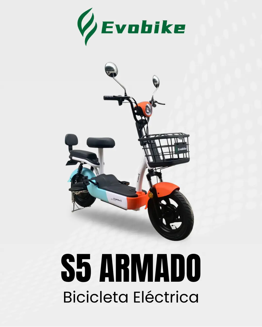 Bicicleta Eléctrica S5 Armado Evobike