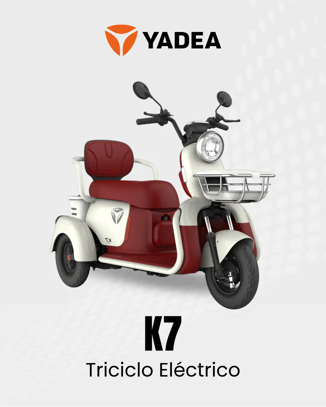 Triciclo Eléctrico K7 Yadea
