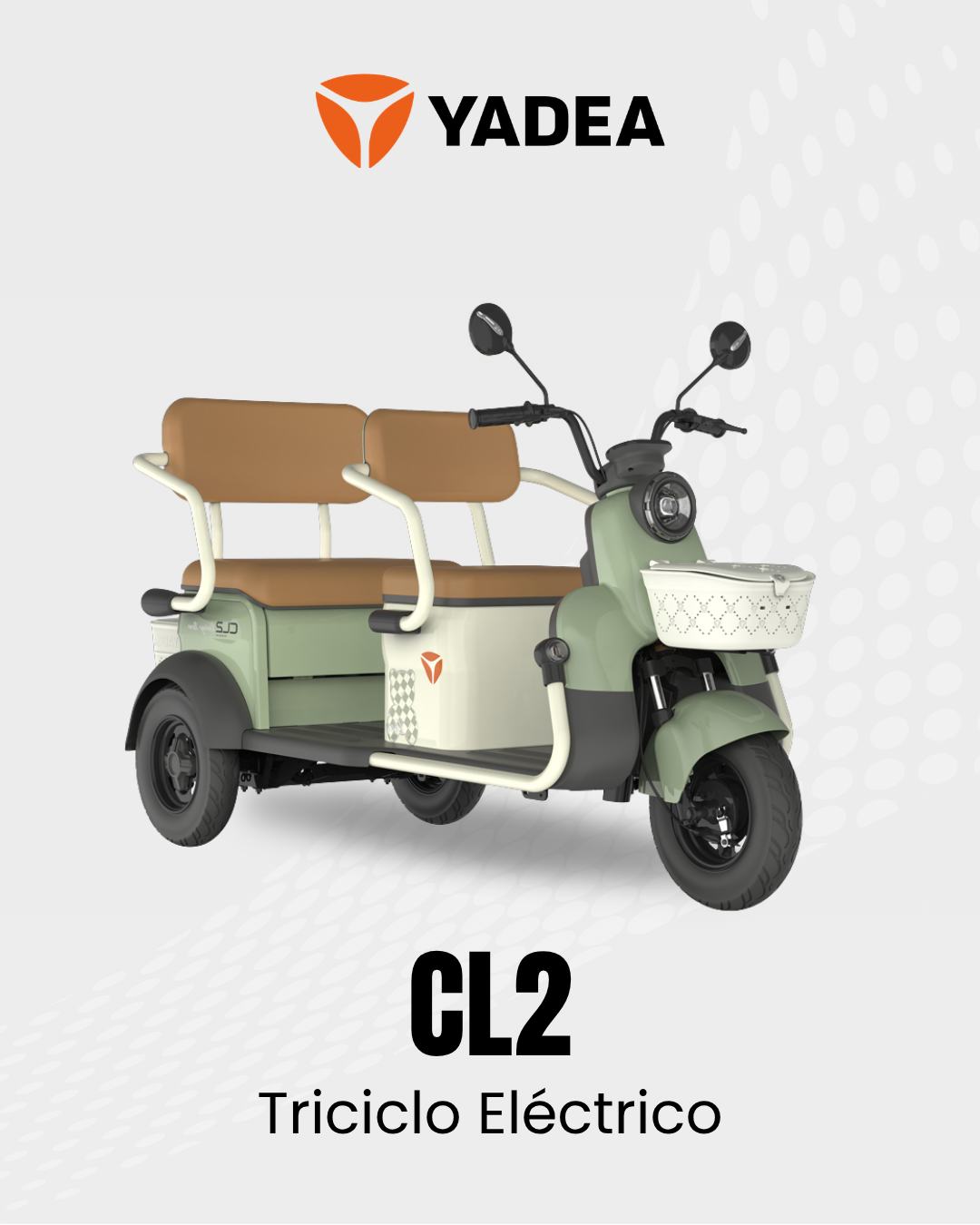 Triciclo Eléctrico CL2 Yadea
