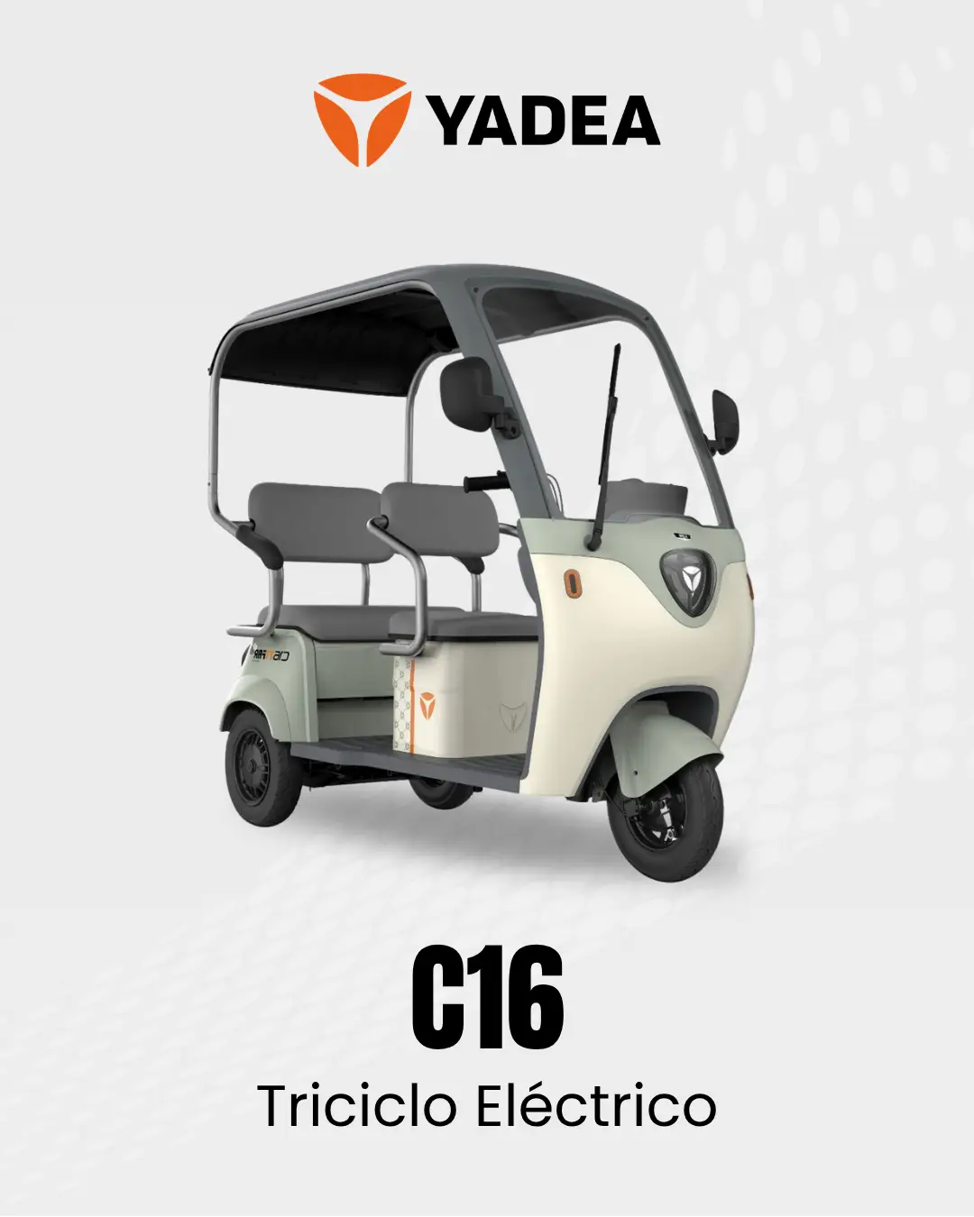 Triciclo Eléctrico CL16 Yadea