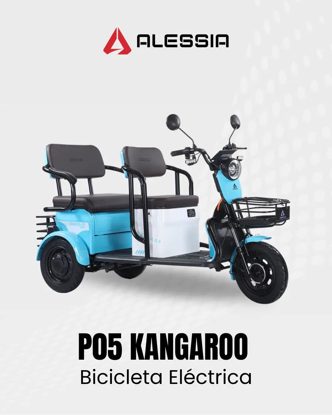 Triciclo Eléctrico P05 Kangaroo Alessia